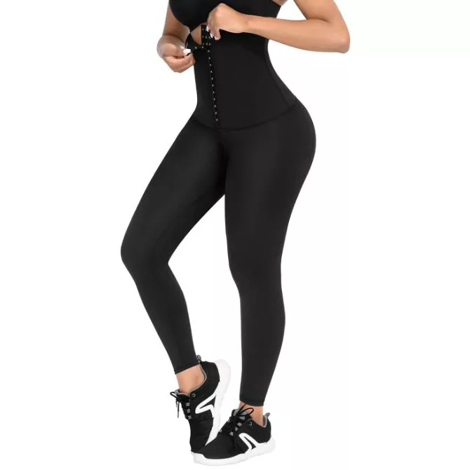 Dames yoga-legging van neopreen met hoge taille